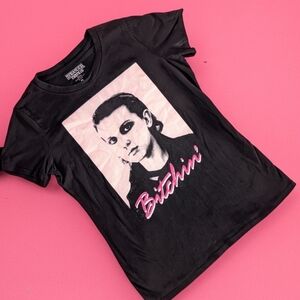 Stranger Things Bitchin Womens T-Shirt *Slim Fit* Size XL Black
